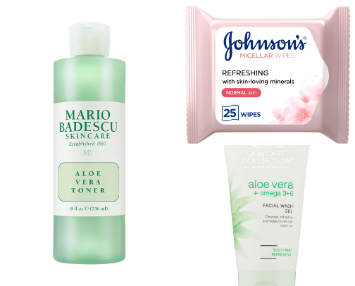 my skincare cover photo collage