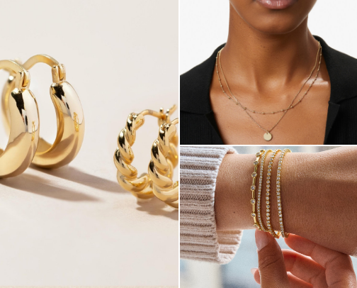 Jewelry You’ll Wear on Repeat — From Everyday Staples to Show-Stopping Pieces cover photo collage