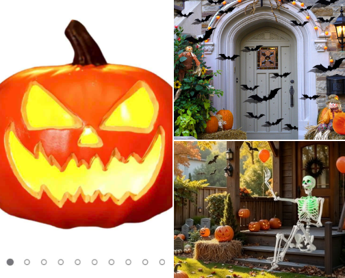 Best Halloween decorations 🎃👻 cover photo collage