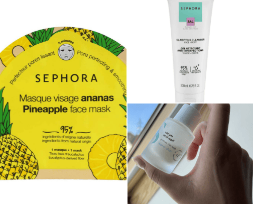 Skincare cover photo collage