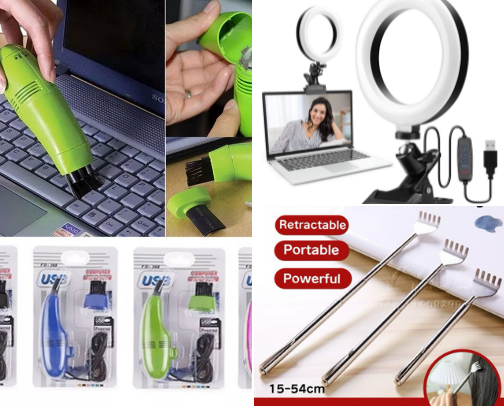 Unique finds that are useful and trendy. cover photo collage