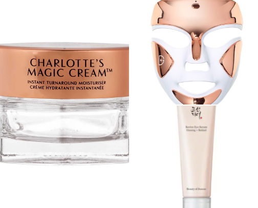 Skin care (anti-aging, cleansers...) cover photo collage