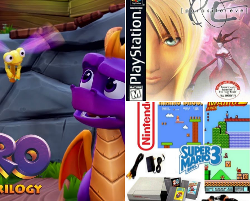Video Games cover photo collage