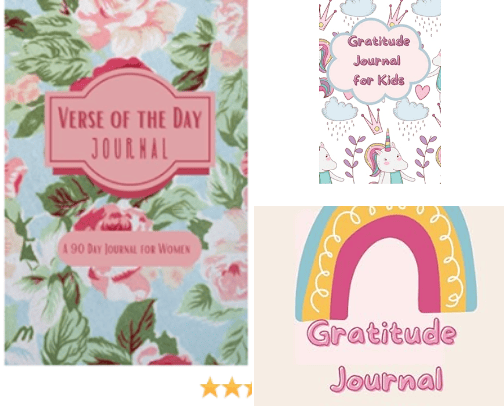 The best Christian Inspired Journals + Books cover photo collage