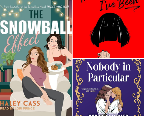 Sapphic Book Recs cover photo collage