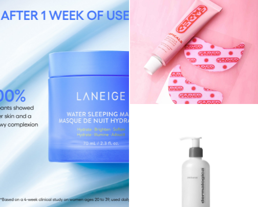 My favorite beauty recs cover photo collage