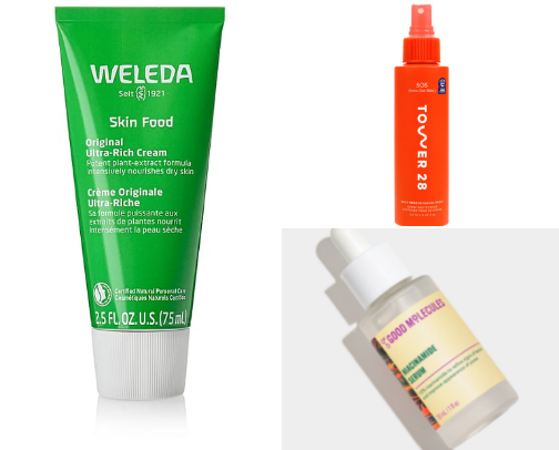 Skincare cover photo collage