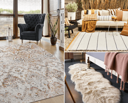 Aesthetic Rugs cover photo collage