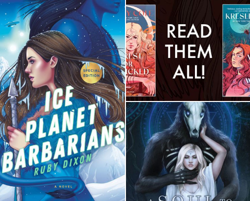 Lovers of Alien & Monster Romance Essentials cover photo collage