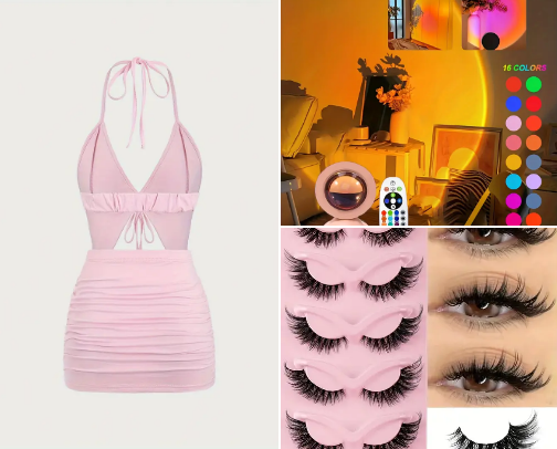 Temu reviews cover photo collage