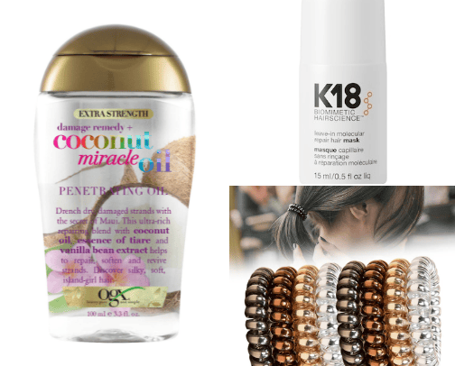 Hair care cover photo collage