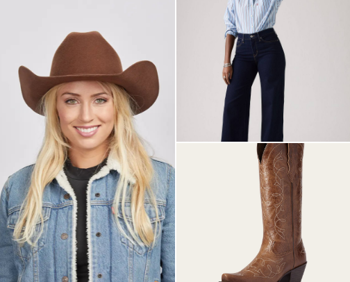 Country/western outfit inspo cover photo collage