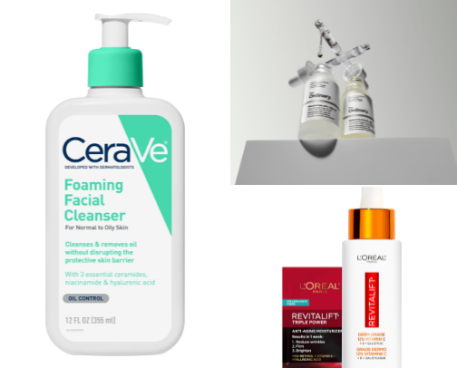 Drugstore Dupes for High-End Skincare cover photo collage