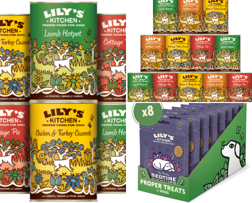 Dog FOOD cover photo collage