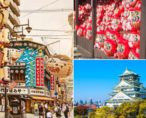 Bucket List 6 Day Itinerary to Osaka, Japan cover photo collage