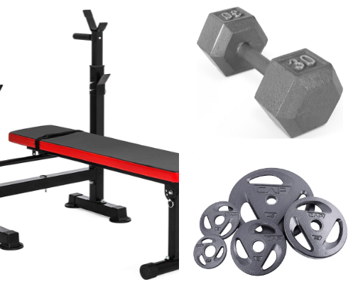 Build a budget home gym with stuff from Walmart cover photo collage