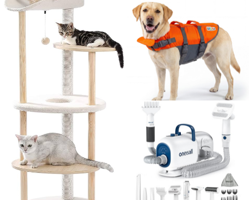 30 Must-have Items for Dogs & Cats Lovers 🐾🤍 cover photo collage