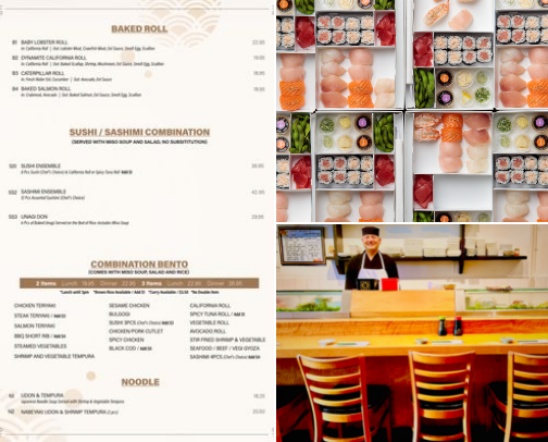 Top Sushi Spots in West LA cover photo collage