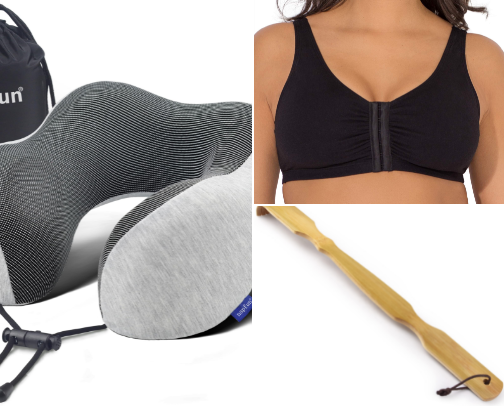 Breast Reduction recovery must haves 🍒✂️ cover photo collage