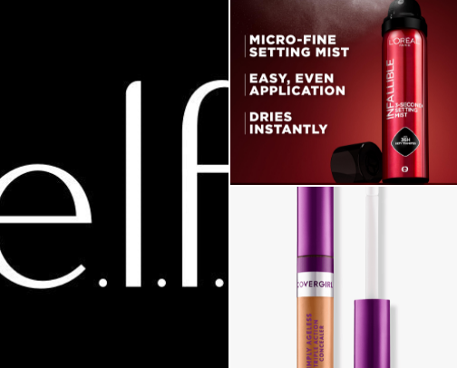 Affordable make up that rivals high end cover photo collage