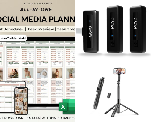 Content Creator Starter Pack cover photo collage