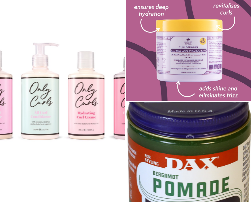 Curly Hair Essentials cover photo collage