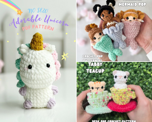 My Favorite Crochet Patterns 2025 (Market-Friendly!) cover photo collage