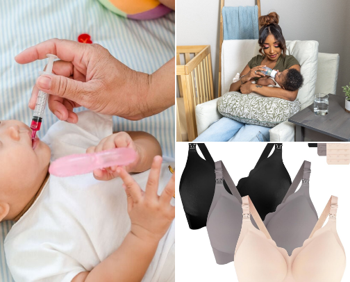 Must Haves for Breastfeeding Moms cover photo collage