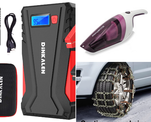 Car accessories cover photo collage