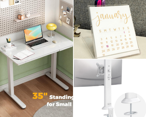 Work from Home Office for SMALL Spaces cover photo collage