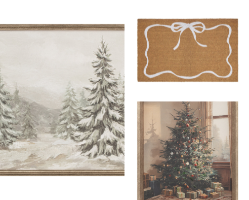 Walmart Christmas Decor Finds cover photo collage