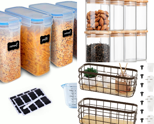 Pantry Storage Finds That Look Custom Made (Without The Custom Price) cover photo collage