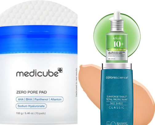 Skincare for that glass skin look cover photo collage
