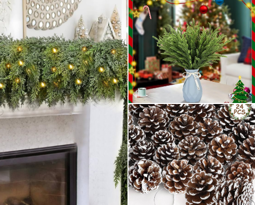 Christmas Mantel! cover photo collage