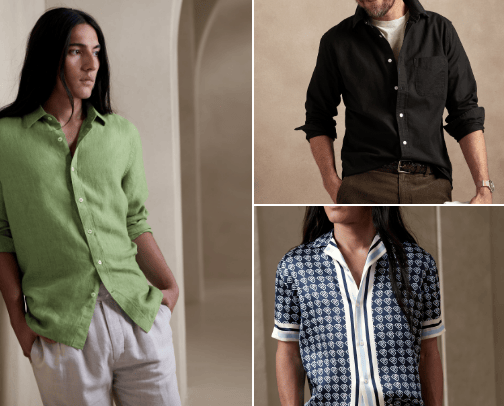 Tops for Men cover photo collage