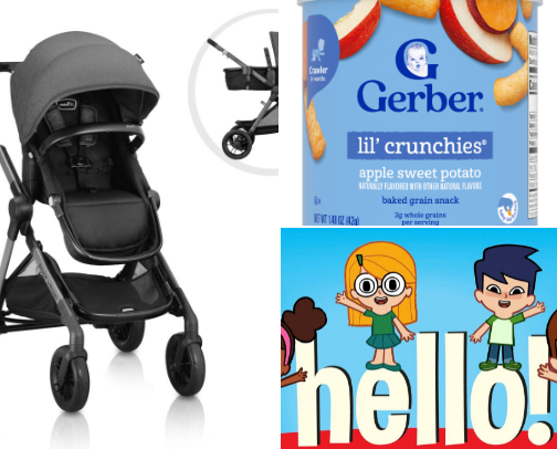 Baby products cover photo collage
