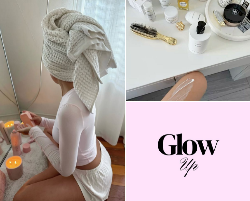 That Girl Glow Up Essentials🎀✨️ cover photo collage