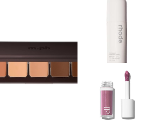 ✨My 5 minute everyday makeup recs✨ cover photo collage