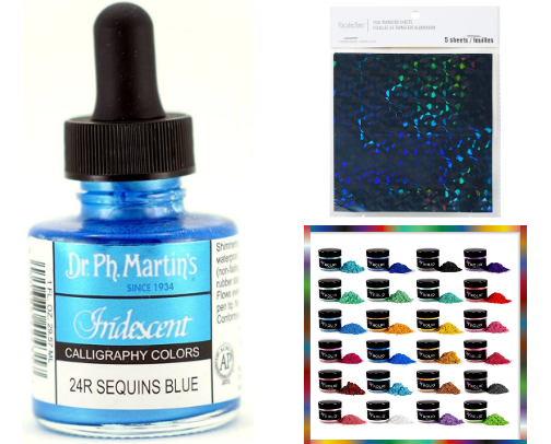 Bright & Shiny Art Supplies cover photo collage