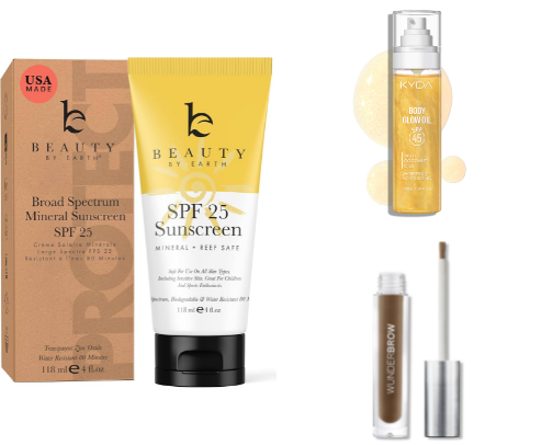 SKIN CARE + COSMETICS cover photo collage