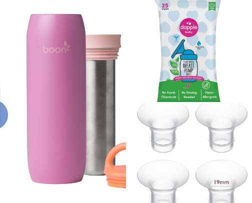 Breastfeeding essentials & on-the-go tried & true cover photo collage