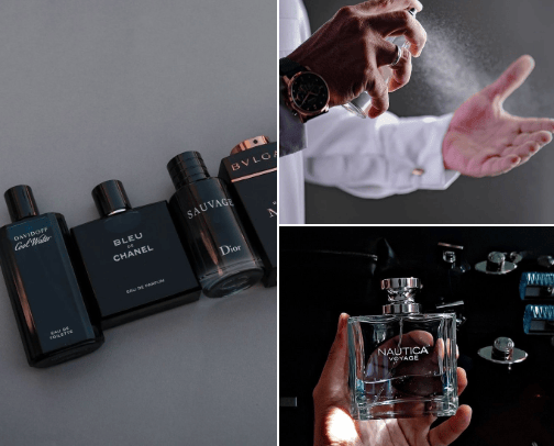 men's parfumes🪵 cover photo collage