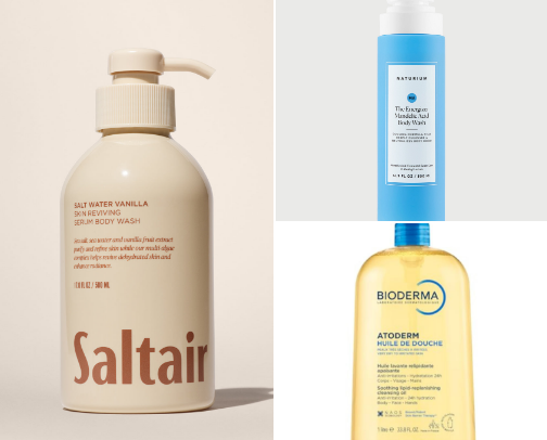 my shower must haves 🚿🧼🫧 cover photo collage
