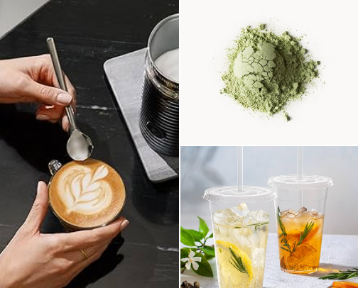 the perfect coffee + tea bar!! cover photo collage