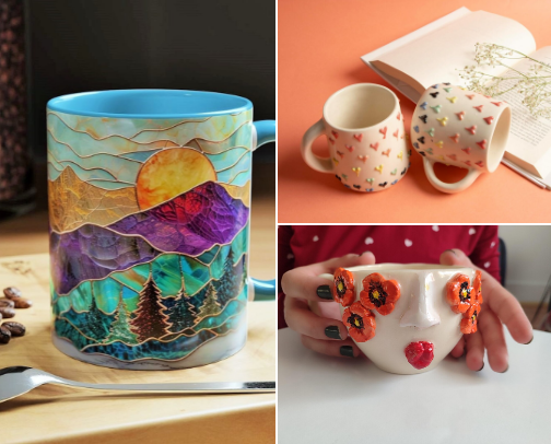 Mug love ☕️ cover photo collage