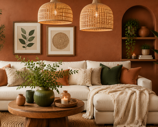 Transform Your Rental with Cozy Boho Chic Décor cover photo collage