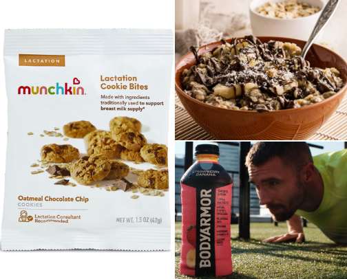 What I Eat to Increase Milk Supply 🤱✨ cover photo collage