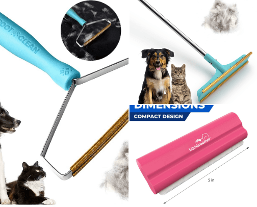 Best tools for cleaning up pet hair cover photo collage