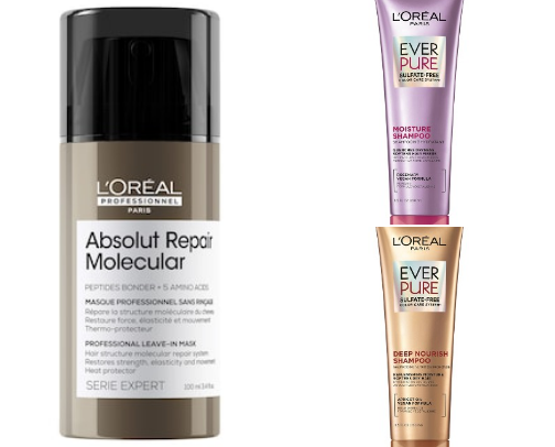 Hair care for Extra Shiny Hair cover photo collage