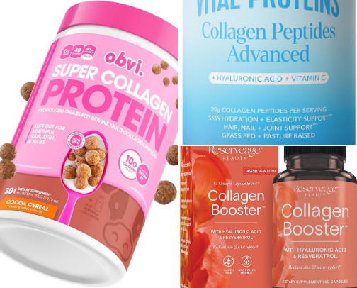✨ Top 15 Collagen Supplements — “I Restore What Time Softens” cover photo collage